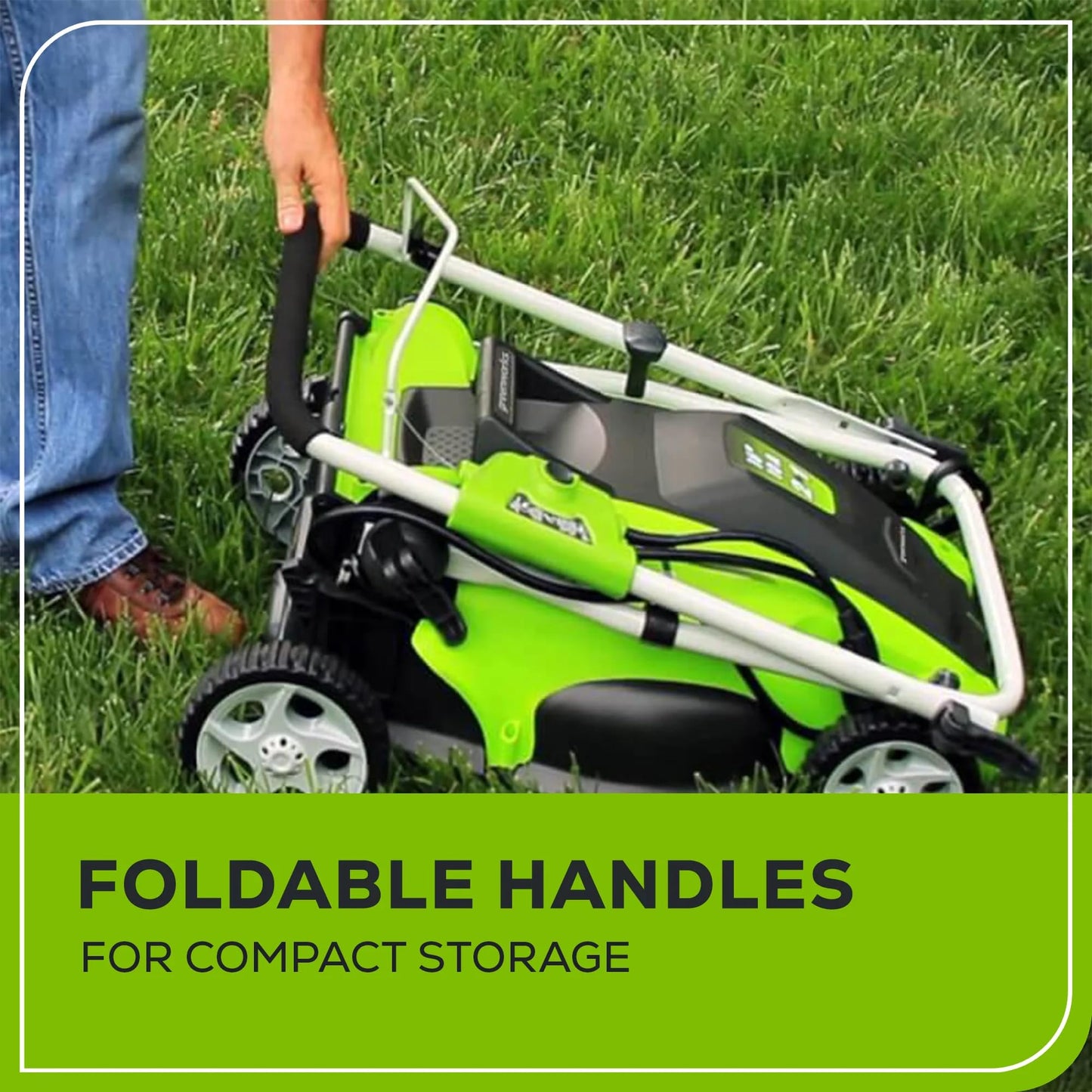 Greenworks 25142 10 Amp 16-Inch Corded Lawn Mower 🍁 All In One Marketplace Canada
