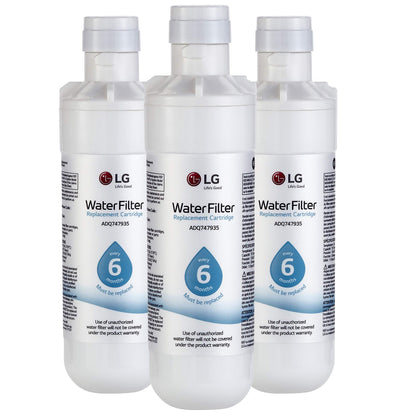 LG LT1000P3 Genuine Replacement Refrigerator Water Filter, 3-Pack (LT1000P/PC/PCS) by LG Canada - Available at All In One Marketplace Canada