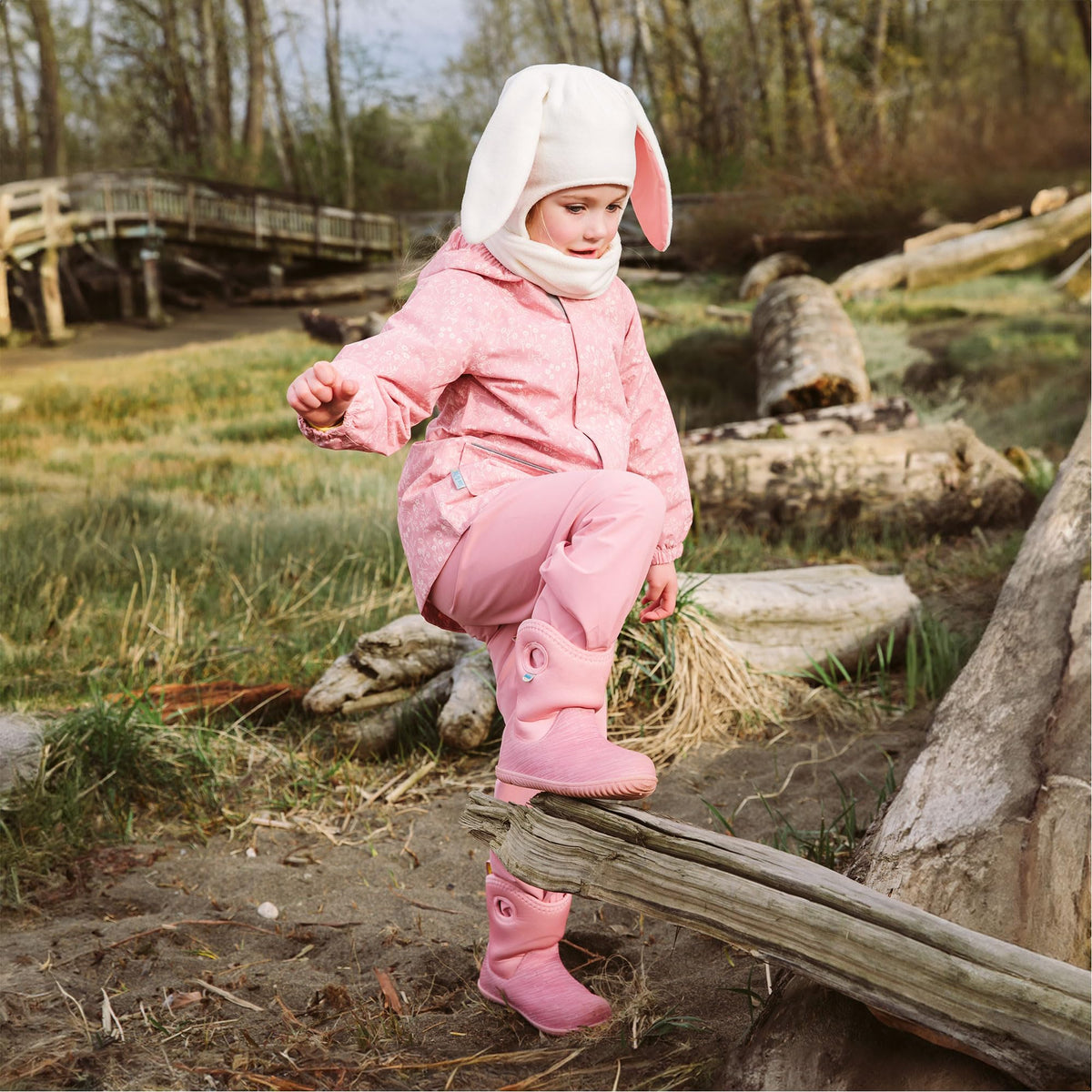 Jan & Jul Waterproof Winter Boots for Toddlers (Dusty Pink Birch, US 7) 🍁 All In One Marketplace Canada
