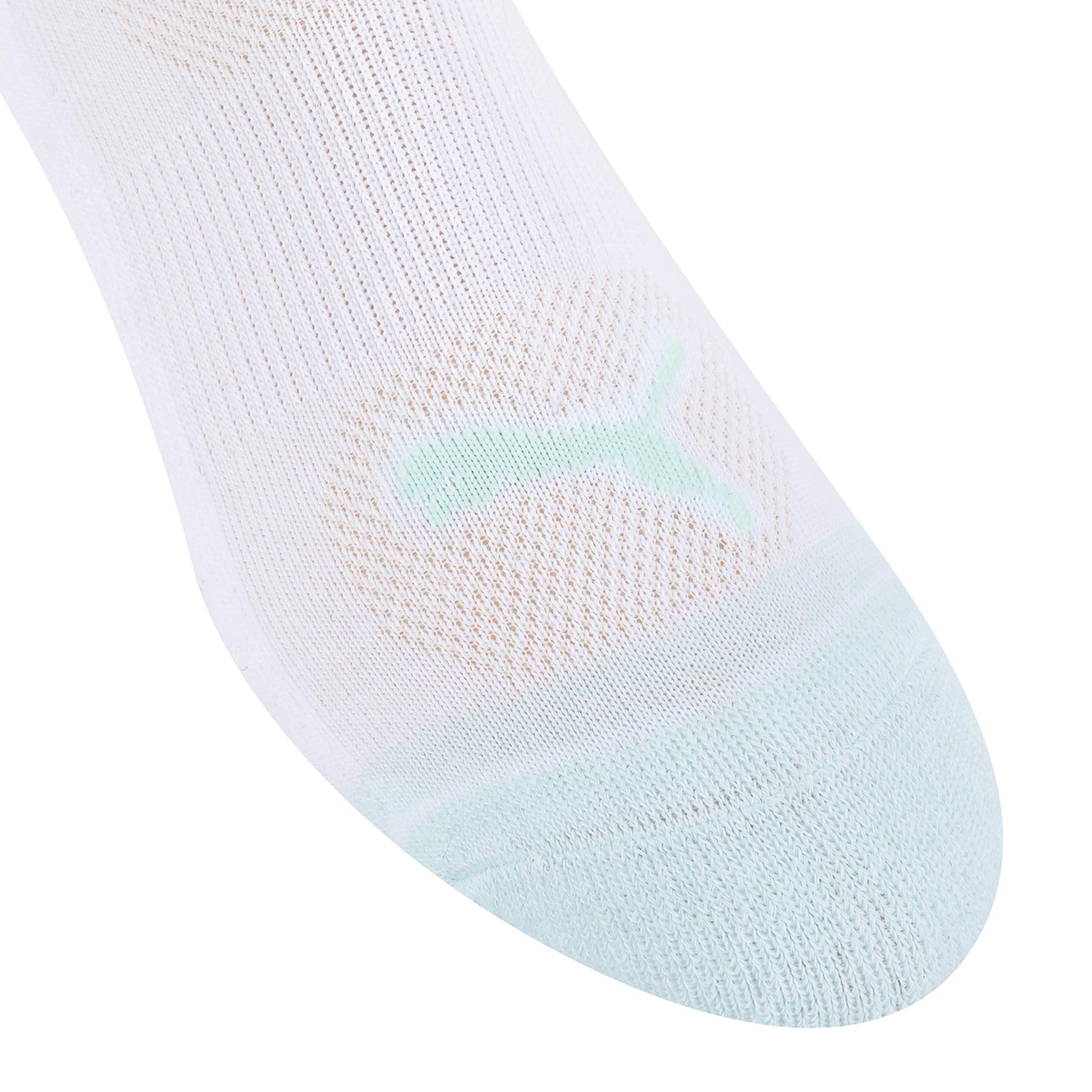 PUMA womens 8 Pack Low Cut Socks, White, 9-11 PUMA