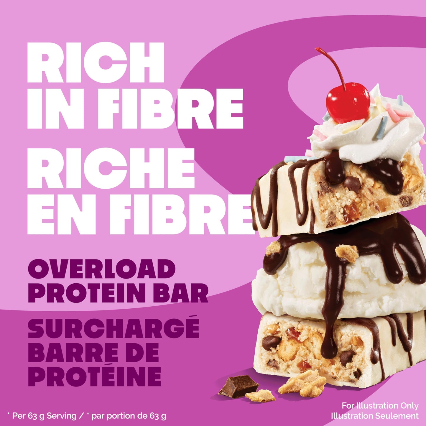 Quest Nutrition Overload Protein Bar, Sundae Funday Flavour, Protein Bars, Gluten Free, 12ct 🍁 All In One Marketplace Canada