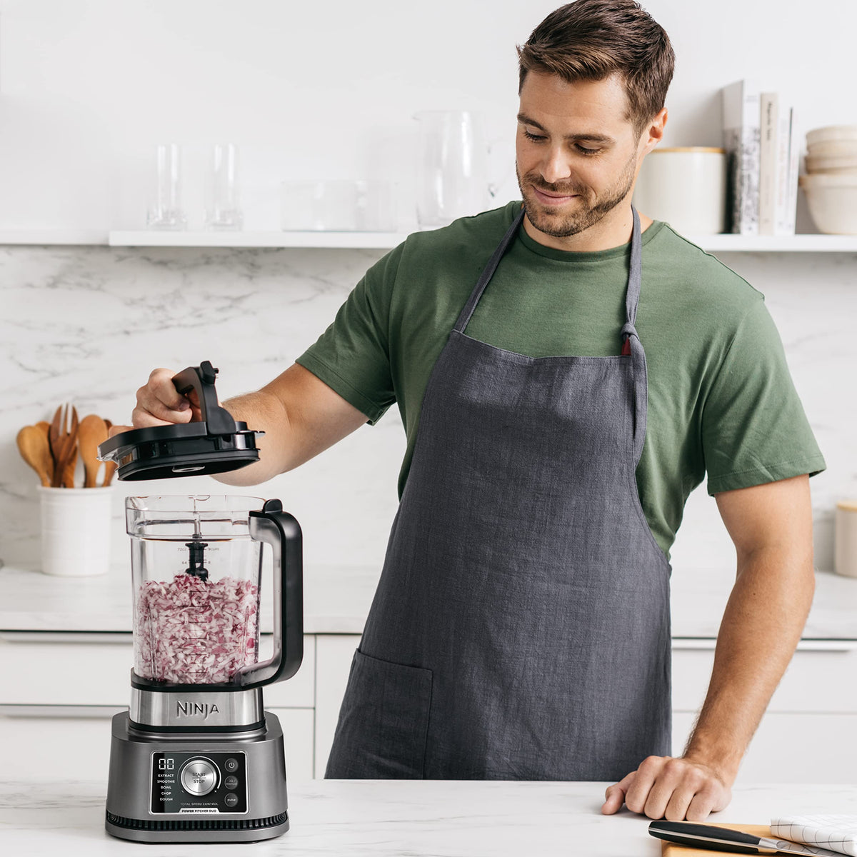 Ninja Foodi Power Blender & Food Processor, SS300C, 1200W, 72oz/2.1L