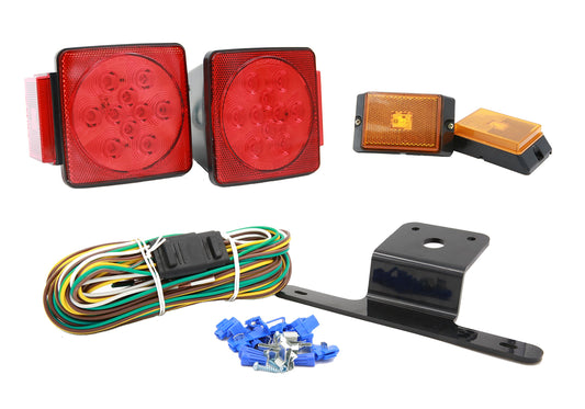 PEAKTOW PTL0101 Deluxe 12V LED Submersible Trailer Light Kit - Available at All In One Marketplace Canada
