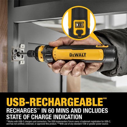DEWALT 4V Cordless Screwdriver 15 PC Set (DWHT66719)
