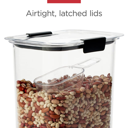 Rubbermaid Brilliance Pantry Containers, Airtight Food Storage Containers with Lids, BPA-Free, Set of 20 with 2 Scoops (42 Pieces Total) - Perfect for Kitchen and Pantry Organization 🍁 All In One Marketplace Canada