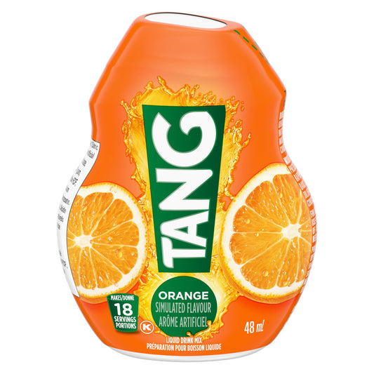 Tang Orange Liquid Drink Mix, 48 mL Bottle (Pack of 12) - Available at All In One Marketplace Canada