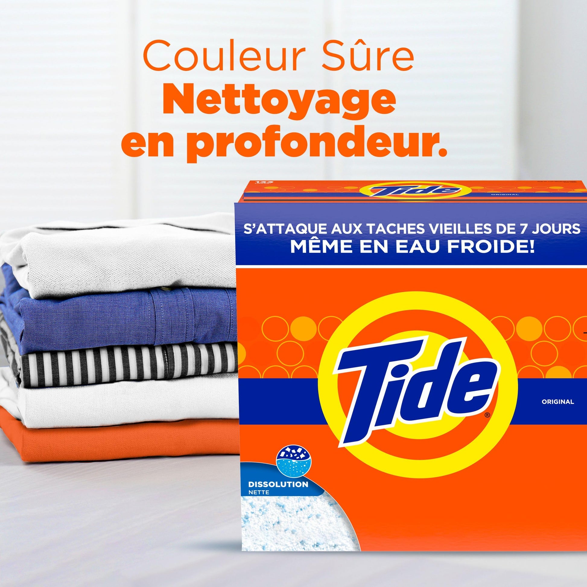 Tide Powder Laundry Detergent, Original Scent, 133 Loads, 4.2 kg - Available at All In One Marketplace Canada