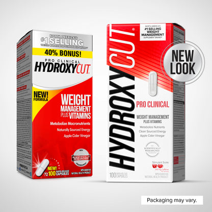 Hydroxycut Pro Clinical Weight Loss Supplements (100 Pills)