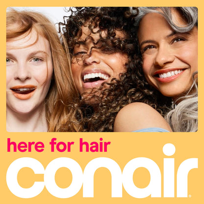 Conair Double Ceramic Curling Iron, 1/2-inch Curling Iron, White/Rose Gold