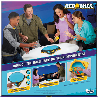 Rebounce Game | Indoor and Outdoor Electronic Action Game for Kids, Teens, and Adults | Ages 8+ | 2 to 6 Players | 10 Mins. | Family Travel Games (English Version) 🍁 All In One Marketplace Canada Hasbro Gaming