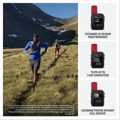 Garmin inReach® Mini 3 Plus, Rugged Global Satellite Communicator with Touchscreen Texting, Photo & Voice Messaging, Emergency SOS Messages & Battery Up to 350 Hours with 10-min inReach® Tracking Garmin