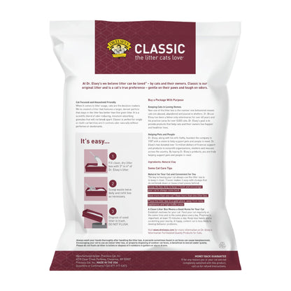 Dr. Elsey's Classic Unscented Clumping Clay Cat Litter 18 lb. Bag