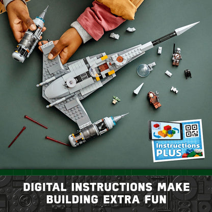 LEGO Star Wars The Mandalorian's N-1 Starfighter 75325 Building Set - The Book of Boba Fett, Featuring Baby Yoda Grogu and Droid Toy Figures, Birthday Gift idea for Kids, Boys & Girls Ages 9+ LEGO