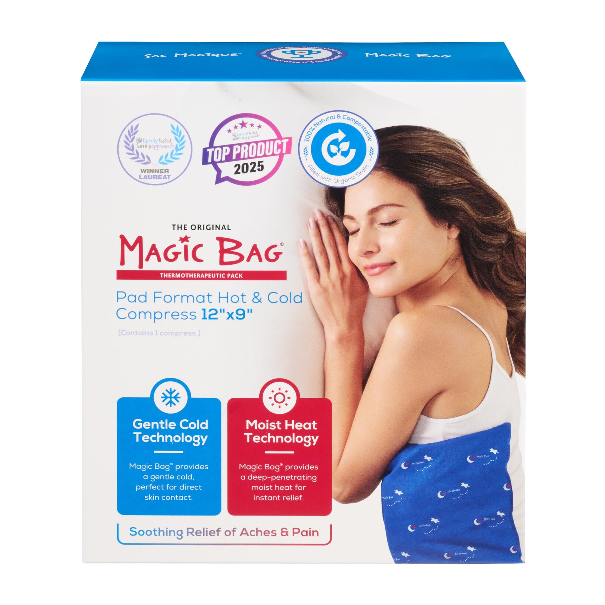 Magic Bag Pad Hot/Cold Pack , 28x24cm 🍁 All In One Marketplace Canada Magic Bag