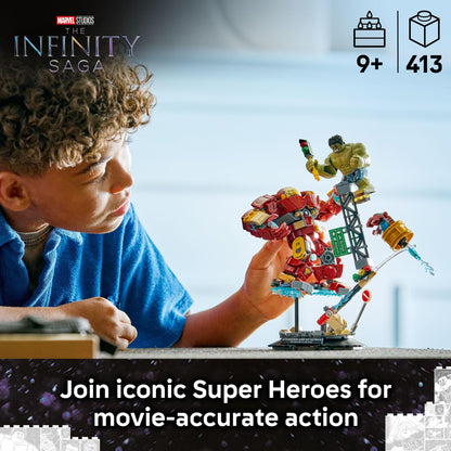 LEGO Marvel Epic Battle: Hulkbuster vs. The Hulk Building Toy for Boys & Girls - Avengers: Age of Ultron Display & Play Set W/2 Minifigures for Kids, Ages 9+ - Gift Idea for Birthdays - 76343 🍁 All In One Marketplace Canada