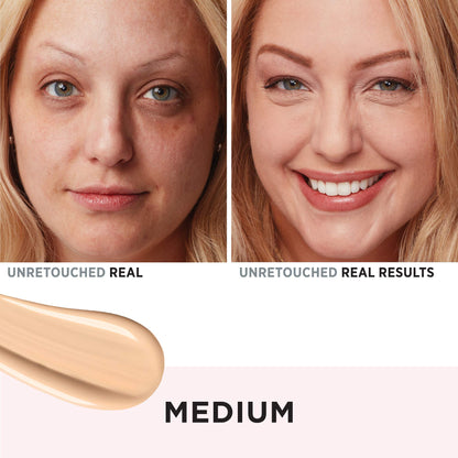 IT Cosmetics Your Skin But Better CC+ Cream, Medium (W) - Color Correcting Cream, Full-Coverage Foundation, Anti-Aging Serum & SPF 50+ Sunscreen - Natural Finish - 1.08 fl oz - Available at All In One Marketplace Canada