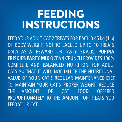 Friskies Party Mix Cat Treats, Ocean Crunch Ocean Whitefish 510g (3 Pack) Friskies