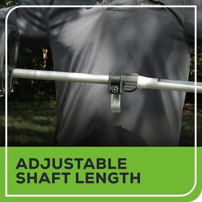 Greenworks 5.5 Amp 15″ Electric String Trimmer/Edger –Auto Dual Line Feed, Adjustable Handle, Rotating Head & Lightweight for Home Yard, Lawn Edges, Driveway, Fence Lines & Garden Borders Maintenance Greenworks
