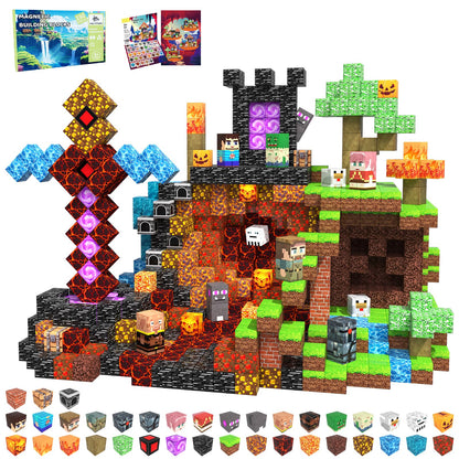 SSAWER Magnetic Blocks, 150PCS Toys Building Blocks Cubes Gifts for Girls 🍁 All In One Marketplace Canada