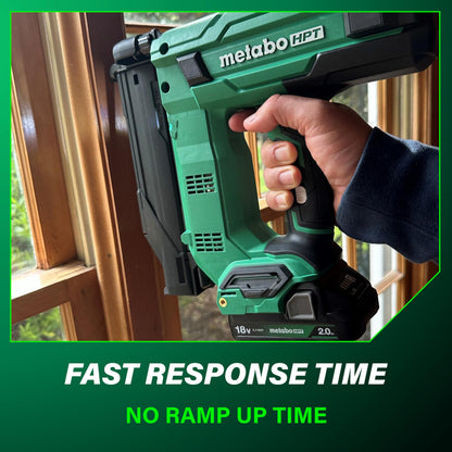 Metabo HPT 18V MultiVolt™ 18-Ga Compact Cordless Brad Nailer Kit, Includes 1-18V 2.0 Ah Battery, NT1850DGM Metabo HPT