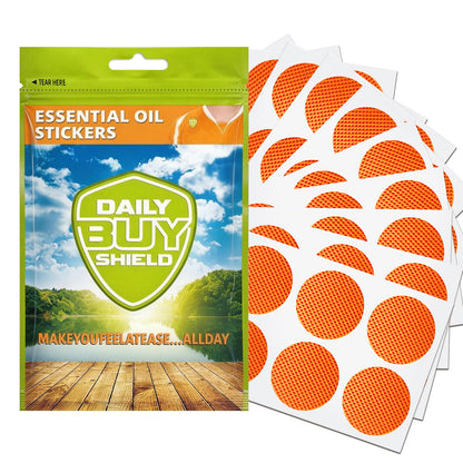 150 Count Natural Sticker Patch for Kids Adult Outdoor Indoor Travel Camping Hiking (Orange)