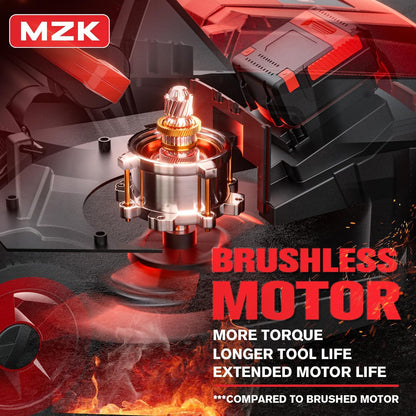 MZK 40V(2 x 20V) 13” Cordless Electric Lawn Mower, Electric Mower with 4-Position Height Adjustment, Compact and Lightweight Push Battery Powered Lawn Mower (LM13CA08) - Available at All In One Marketplace Canada