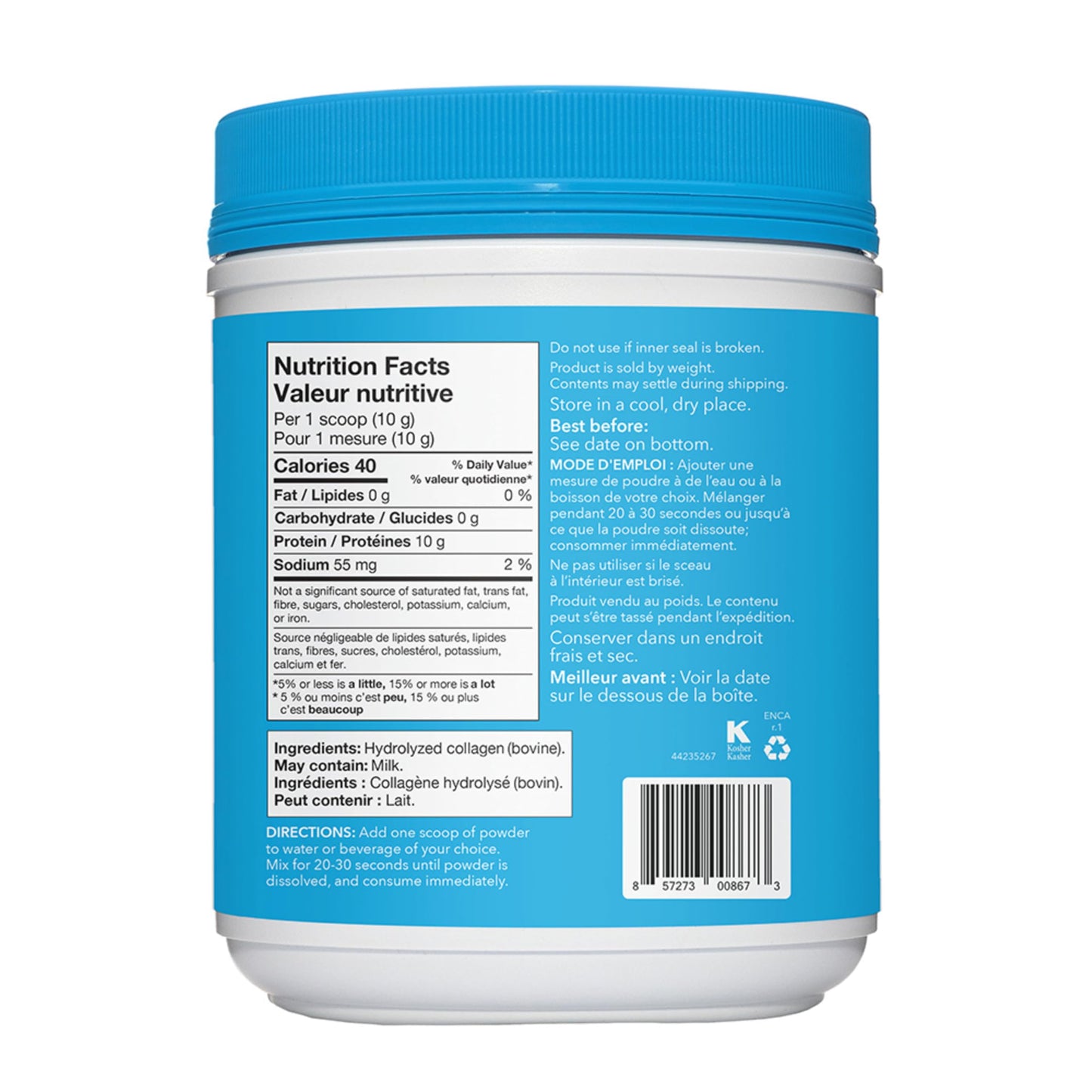 VITAL PROTEINS Bovine Collagen Peptides Powder, Helps Form Collagen And Reduce Joint Pain Associated With Osteoarthritis, Source Of Amino Acids, No Added Sugar, No Artificial Colours Or Flavours, 567 g