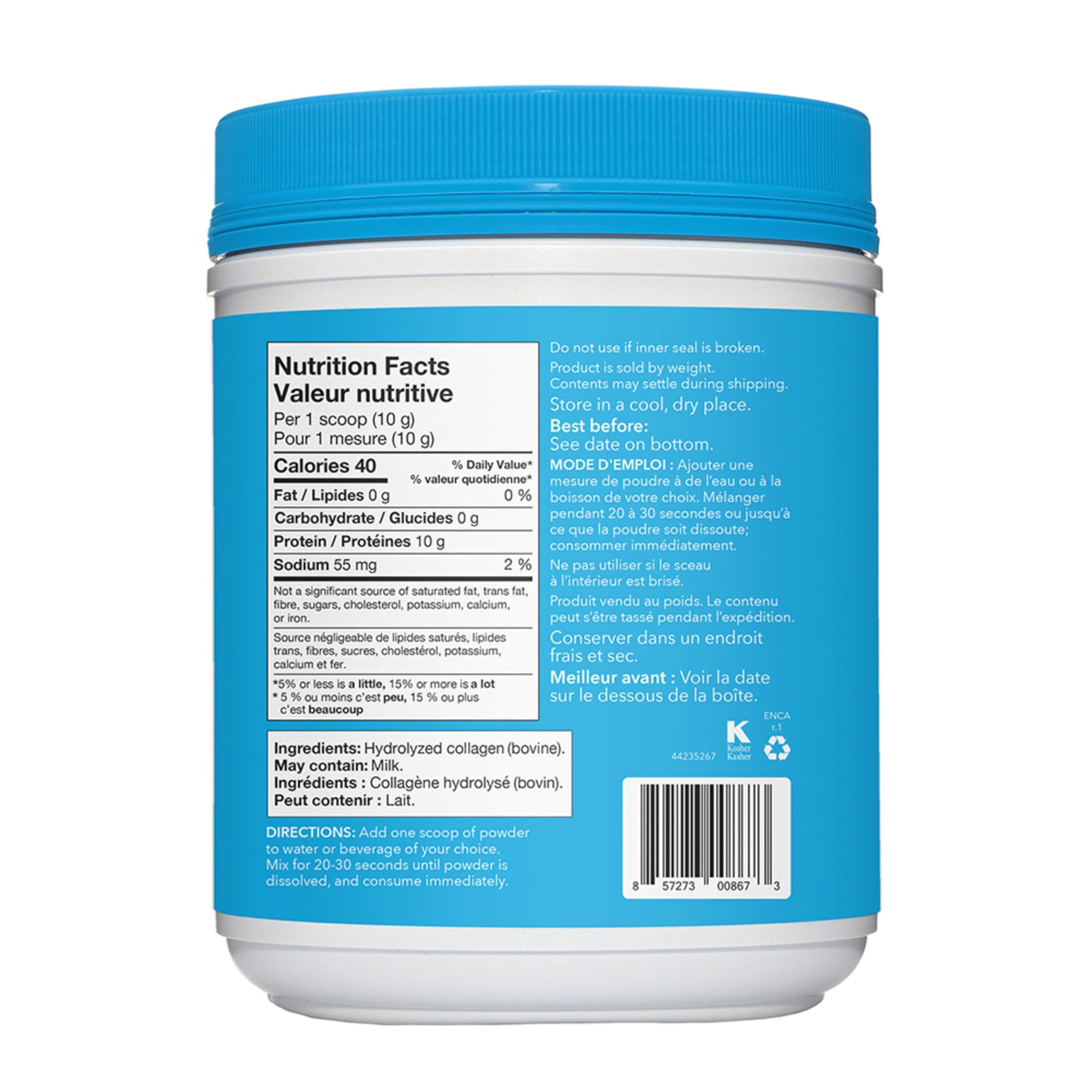 VITAL PROTEINS Bovine Collagen Peptides Powder, Helps Form Collagen And Reduce Joint Pain Associated With Osteoarthritis, Source Of Amino Acids, No Added Sugar, No Artificial Colours Or Flavours, 567 g