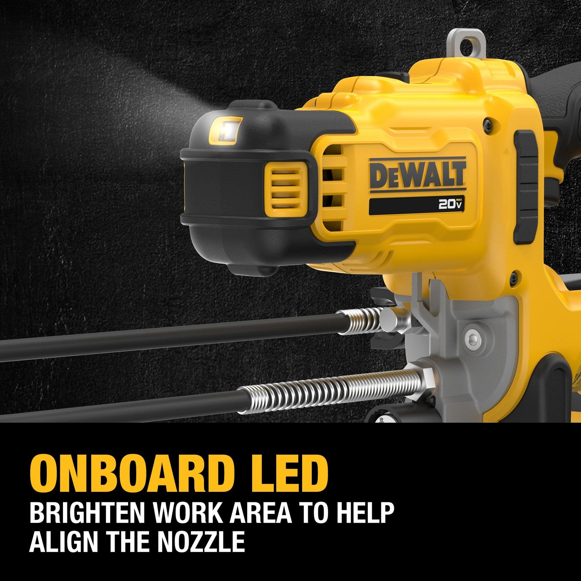 20V MAX Cordless 10,000 PSI Variable 2-Speed Grease Gun Kit (DCGG581B) DEWALT