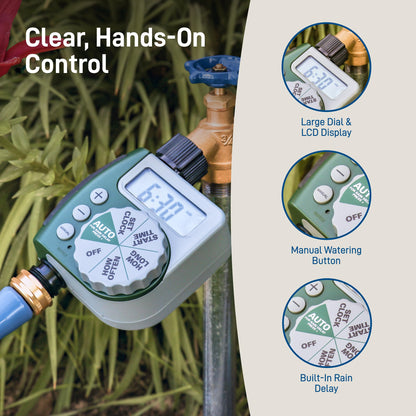 Orbit 62061Z 1-Outlet Programmable Digital Hose Watering Timer - Available at All In One Marketplace Canada