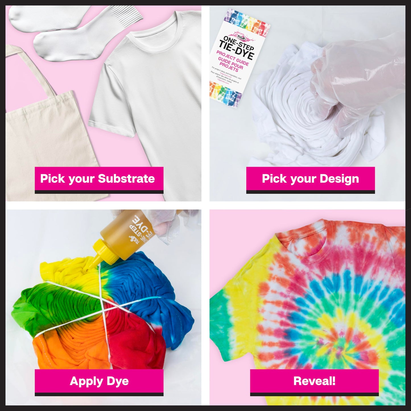 TULIP 34723 One-Step Tie Dye Party Kit - Available at All In One Marketplace Canada