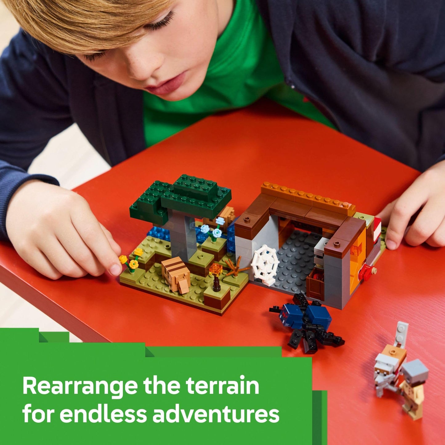 LEGO Minecraft The Armadillo Mine Expedition Toy Figures and Playset - Building Minecraft Toy for Kids, Boys and Girls, Ages 8+ - with Gaming Figures for Pretend Play - Gift Idea for Birthdays - 21269 LEGO
