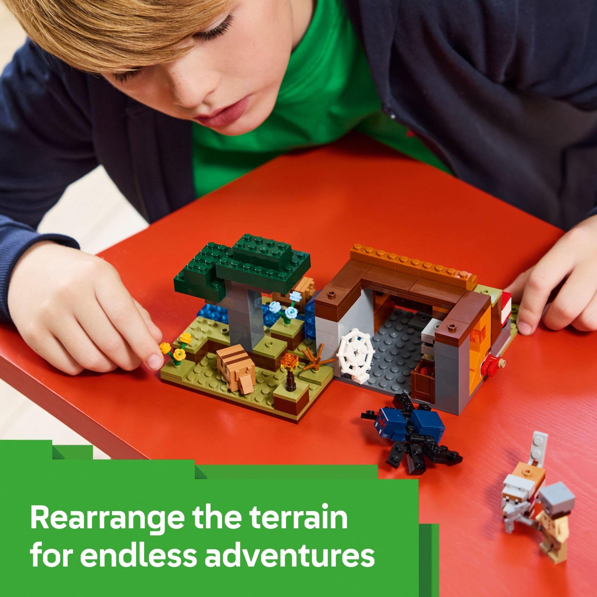 LEGO Minecraft The Armadillo Mine Expedition Toy Figures and Playset - Building Minecraft Toy for Kids, Boys and Girls, Ages 8+ - with Gaming Figures for Pretend Play - Gift Idea for Birthdays - 21269 LEGO