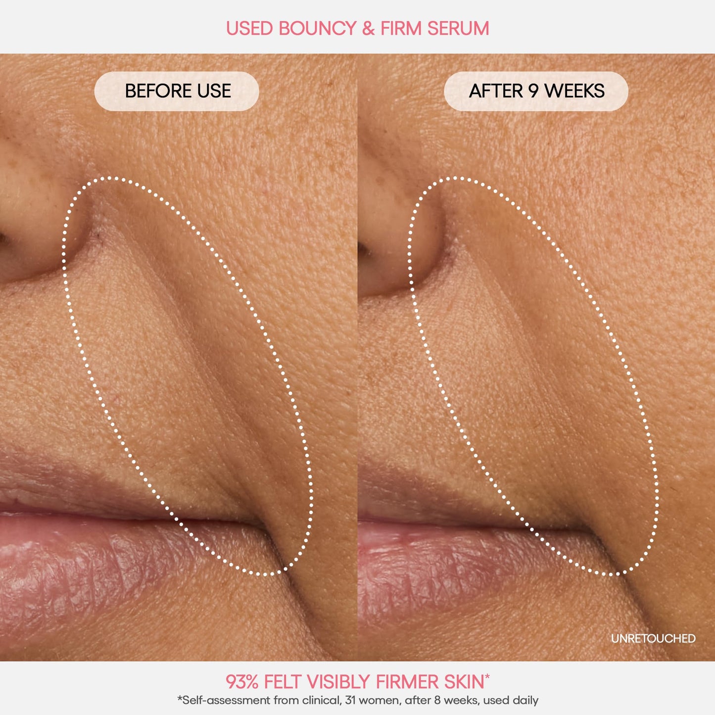 LANEIGE Bouncy & Firm Serum: Korean Slow Aging Collagen Serum with Peptides for Plumping, Firming, & Hydrating - Available at All In One Marketplace Canada
