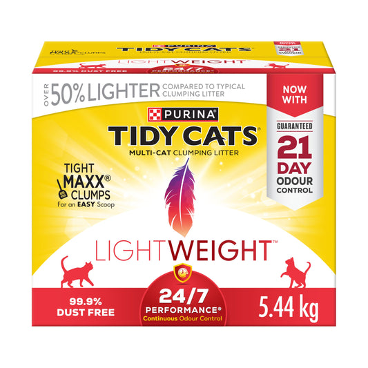 Tidy Cats 24/7 Performance Cat Litter, LightWeight Multi-Cat - 5.44 kg Box