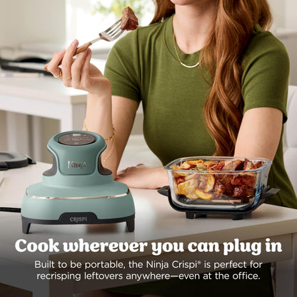 Ninja Crispi Portable Glass Air Fryer Cooking System – 4-Qt & 6-Cup CleanCrisp Containers, Nontoxic, Leak-Proof, Dishwasher Safe – Air Fry, Bake, Max Crisp, Recrisp FN101CGN (Canadian Version) - Available at All In One Marketplace Canada