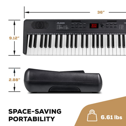 Alesis Melody 61 MK4 61-Key Piano Keyboard Bundle