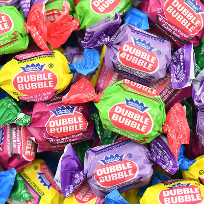 Dubble Bubble Assorted Flavors Gum - 300 Count Tub