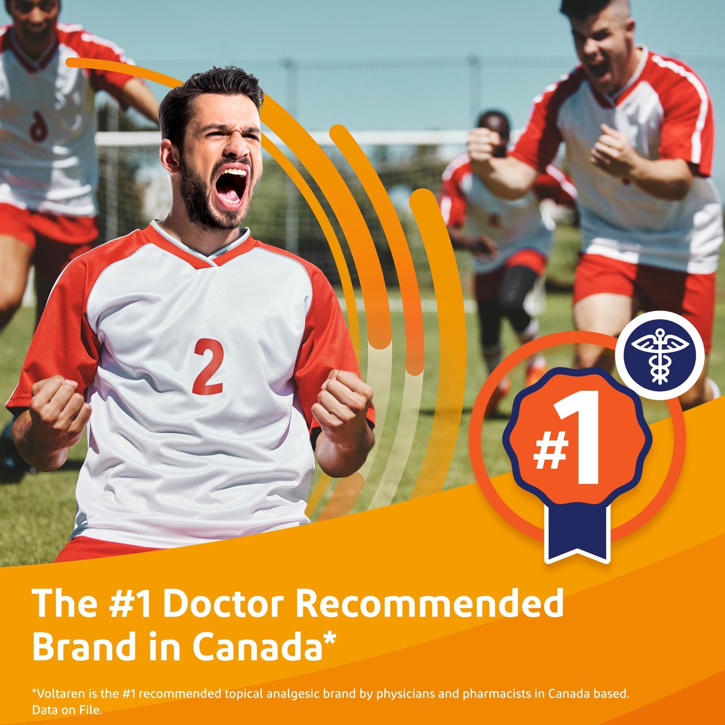 Voltaren Active Topical Pain Gel with No Mess Applicator, Inflammation Relief, 120g - Available at All In One Marketplace Canada
