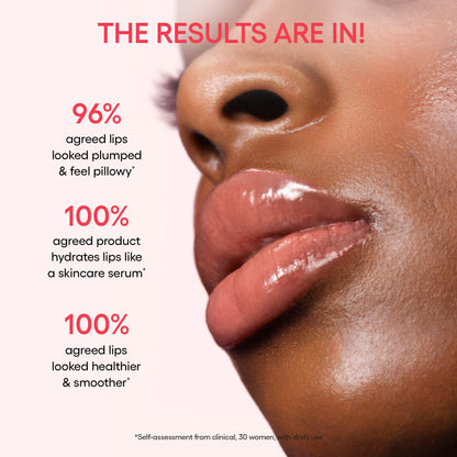 LANEIGE Glaze Craze Tinted Lip Serum for Hydrating, Glossy, Nourished Lips with Plumping Polypeptides, Peach Glaze