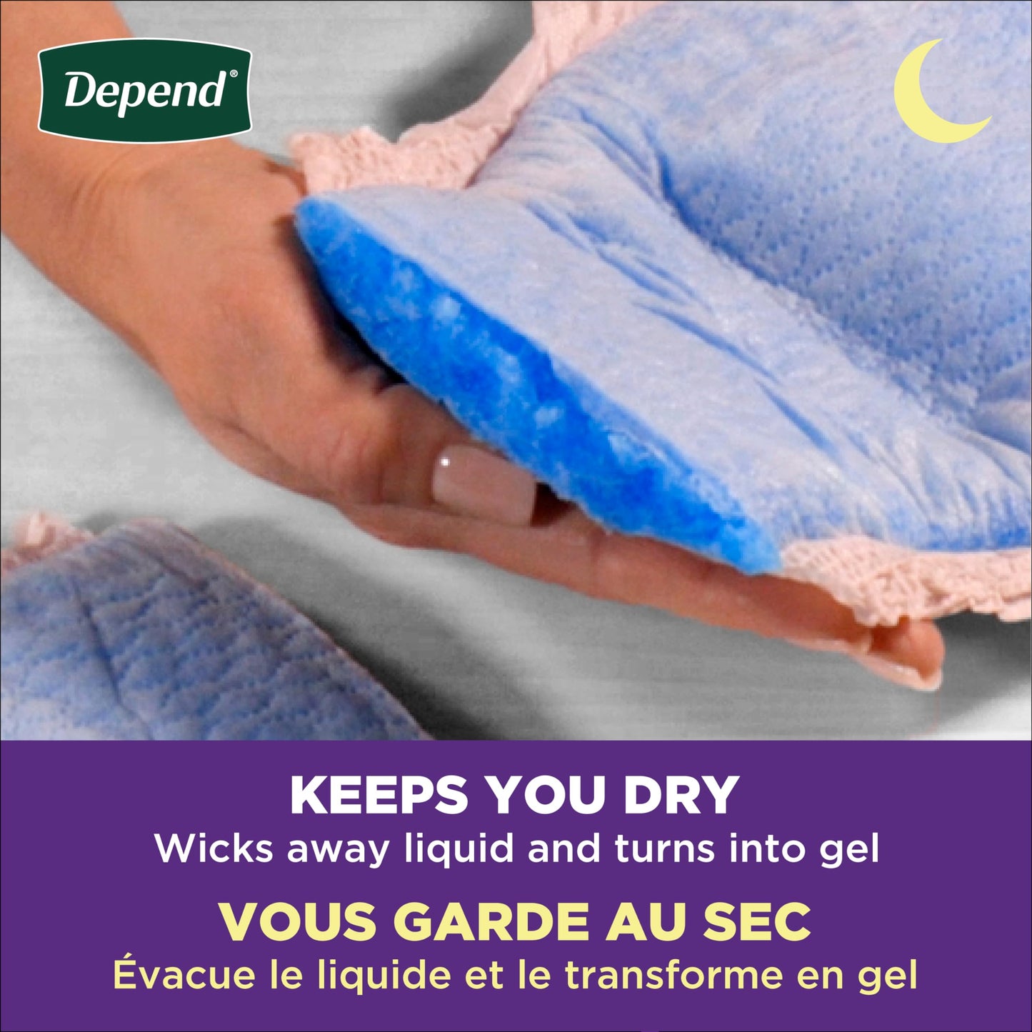 Depend Night Defense Incontinence Underwear for Women, XL, Blush, 20 Count 🍁 All In One Marketplace Canada
