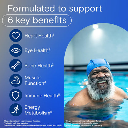 One A Day Multivitamin For Men 50 Plus-Daily Vitamins For Men With Vitamins A, B, C, D, E, Calcium, Selenium, Magnesium And Zinc To Support Immune, Bone, Heart And Eye Health, And Energy, 250 Tablets ONE A DAY