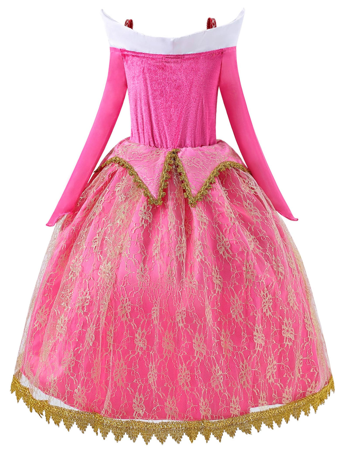 Aoiviss Princess Costume for Girls Toddler Pink Princess Dress Up Outfit 🍁 All In One Marketplace Canada