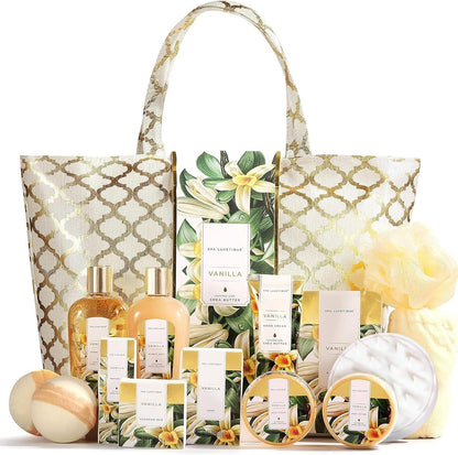 Gift Baskets for Women Spa Luxetique Birthday Gift 15pc Vanilla Gifts Set 🍁 All In One Marketplace Canada