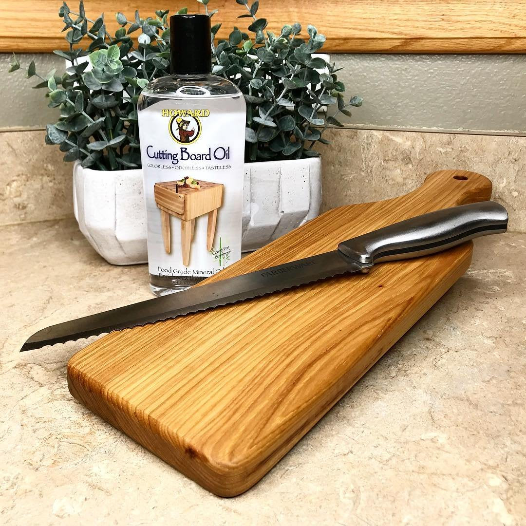Howard Products BBB012 Butcher Block and Cutting Board Oil, 12-Ounce HOWARD