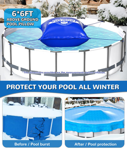 EPN Pool Pillows for Above Ground Pools, 6 x 6 Ft, Pool Winterizing Pillow 🍁 All In One Marketplace Canada