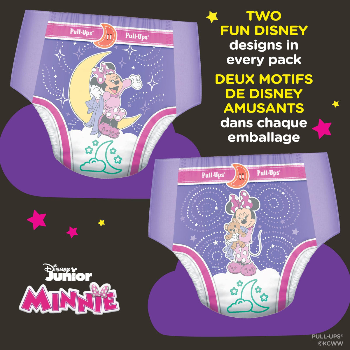 Girls Potty Training Underwear, Easy Open Training Pants 2T-3T, Pull-Ups Night-Time for Toddlers, 68 ct, Giga Pack