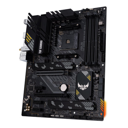 ASUS TUF Gaming B550-PLUS WiFi II AMD AM4 (3rd Gen Ryzen™) ATX Motherboard (PCIe 4.0, WiFi 6, 2.5Gb LAN, BIOS Flashback, USB 3.2 Gen 2, Addressable Gen 2 RGB Header and Aura Sync) Asus