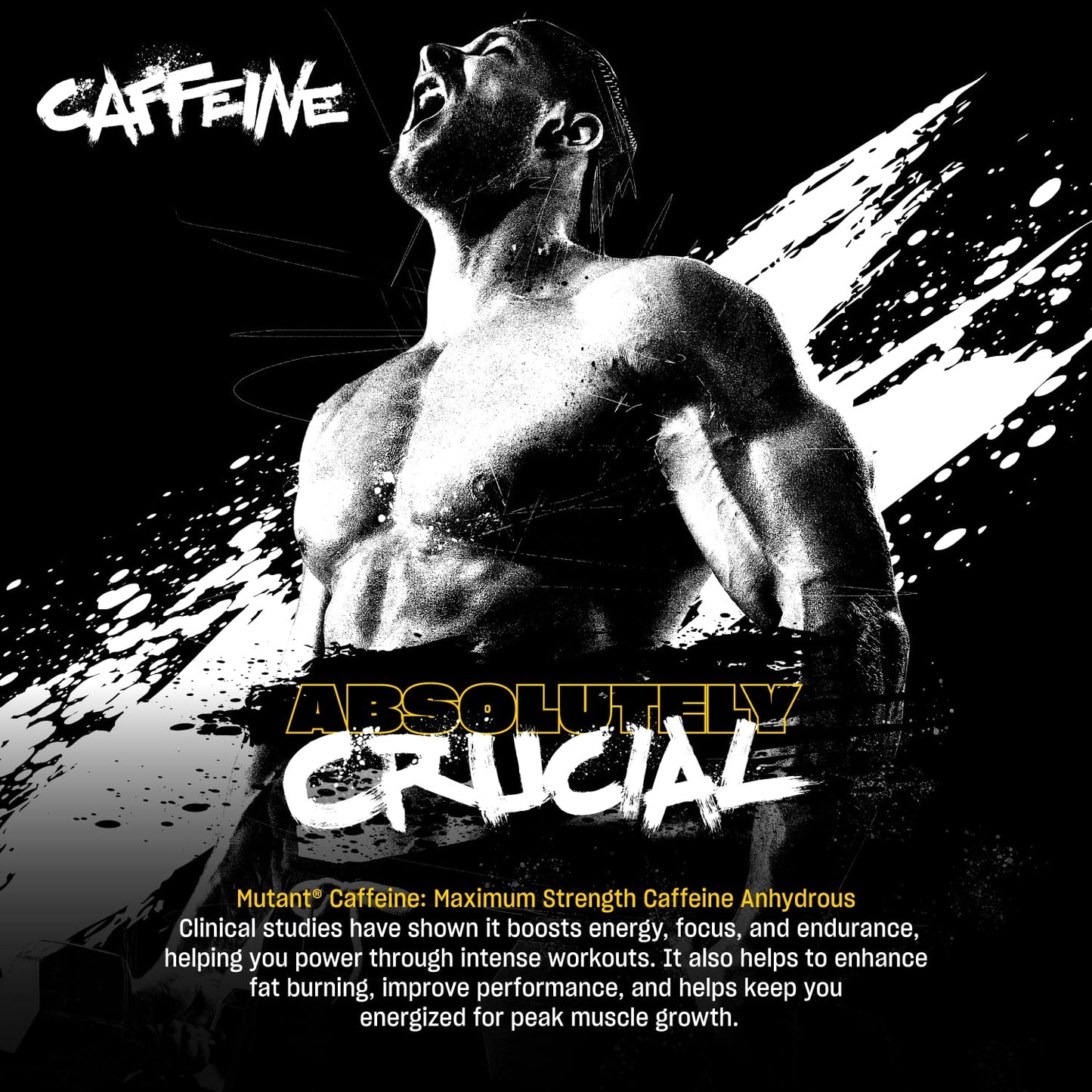 Mutant Caffeine - Maximum strength - 200mg caffeine equivalent - 240 tablets - Available at All In One Marketplace Canada