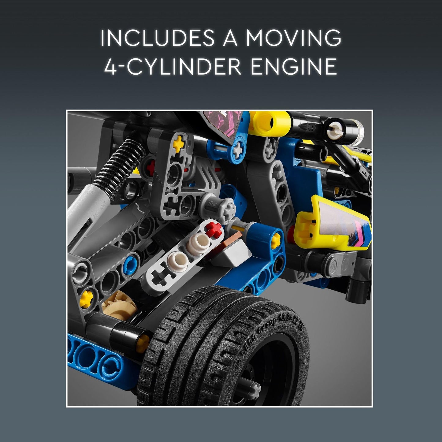 LEGO Technic Off-Road Race Buggy Buildable Car Toy, Cool Toy for 8 Year Old Boys, Girls and Kids who Love Rally Contests, Race Car Toy Featuring Moving 4-Cylinder Engine and Working Suspension, 42164 - Available at All In One Marketplace Canada